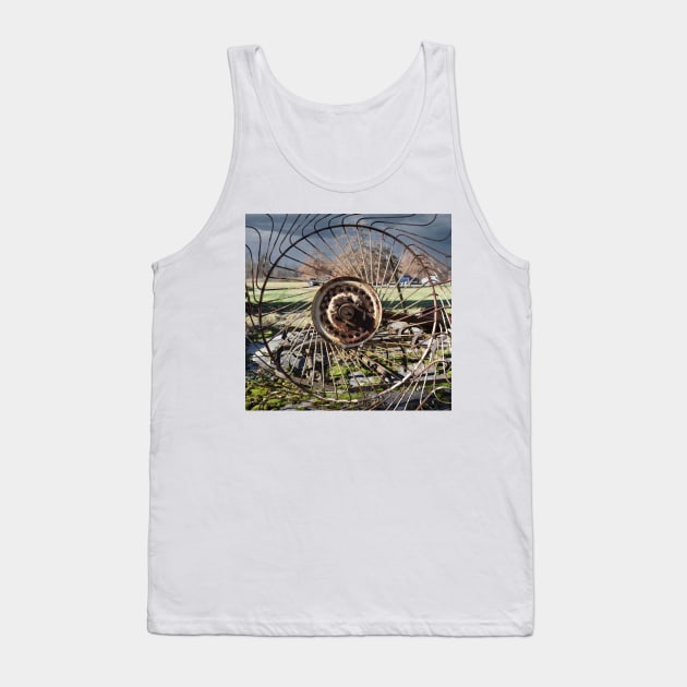 Spiral Wagon Wheel Tank Top by KWAPhoto